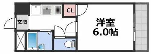 メゾンベルクール【3階】の間取り