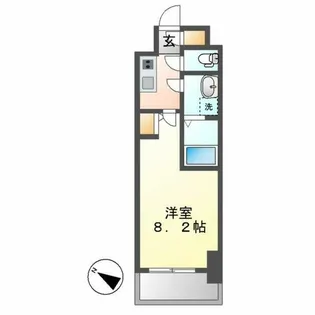 エスリード新栄プライム【202号室】の間取り