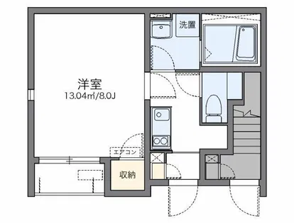レオネクストToshi【101号室】の間取り
