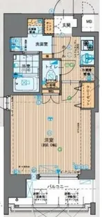 W-SYLE大阪谷町【6階】の間取り