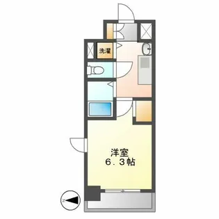 プレサンス金山グリーンパークス【3階】の間取り