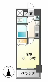 プレサンス新栄デコール【11階】の間取り