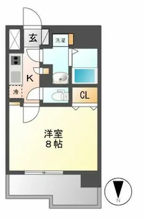 プレサンス丸の内雅風【13階】の間取り