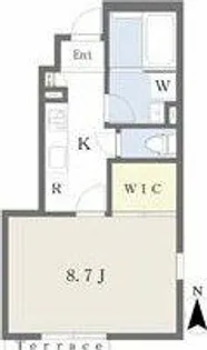 レ スリジエⅡ【1階】の間取り