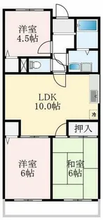 プリネール【3階】の間取り