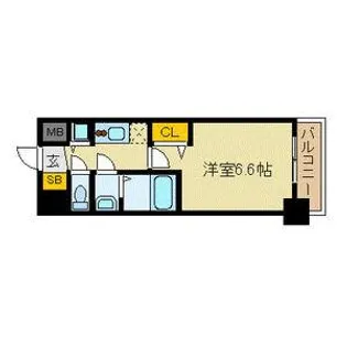 プレサンス名古屋STATIONフレア【403号室】の間取り