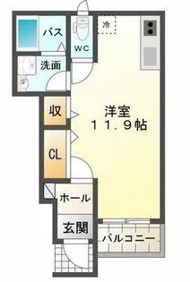 大阪府松原市東新町4丁目【アパート】の間取り