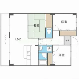 メゾンプルミエール【3階】の間取り