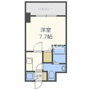 SERENiTE日本橋SUD【0202号室】の間取り