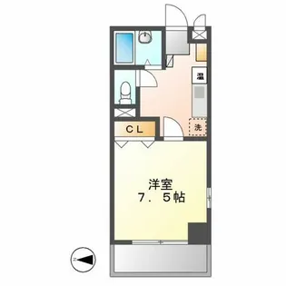 AZUR TORII(アジュールトリイ)【3階】の間取り