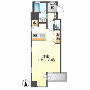 REPOSER名駅南 (ルポゼ名駅南)【507号室】の間取り