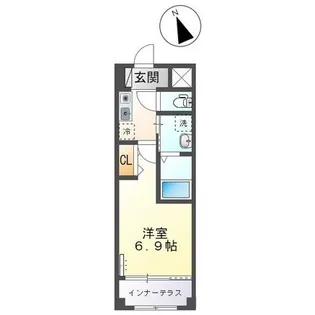 LIDIA【102号室】の間取り