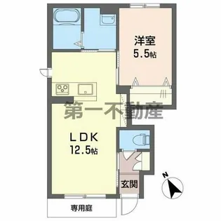 リオ【1階】の間取り