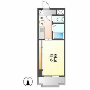 SLR吹上【404号室】の間取り