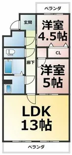 春里ハイツ【302号室】の間取り
