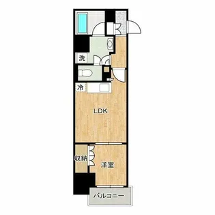 ザ・パークハビオ都島テラス【12階】の間取り