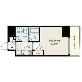 セレニテ上町台【7階】の間取り