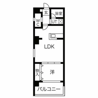 エテルナ本陣【402号室】の間取り