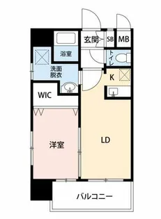 プライムアーバン薬院南【12階】の間取り