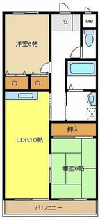ラヴィアン【2階】の間取り