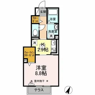 アルカンシエル B棟【1階】の間取り