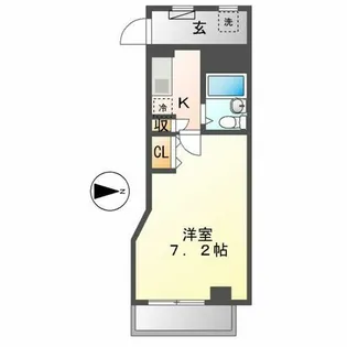 第2沢の井ビル【405号室】の間取り