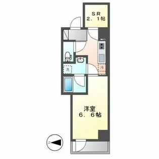 E-city大須【6階】の間取り