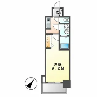 S-RESIDENCE大曽根駅前【1302号室】の間取り