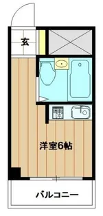 シティハイツ桃谷【307号室】の間取り