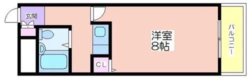 ユニハイツⅡ【1階】の間取り