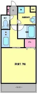 プレジオ都島【5階】の間取り