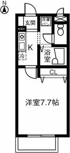 recuerdo【110号室】の間取り