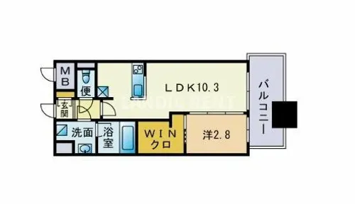 ブラン・スタイル博多【10階】の間取り