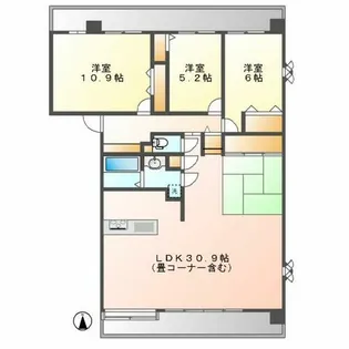 サムティレジデンス東山公園【2階】の間取り