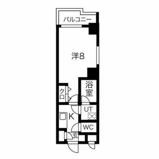 リヴシティ今池【8階】の間取り