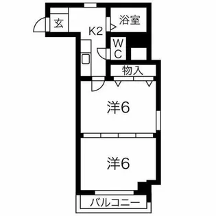 桜マンションII【4階】の間取り