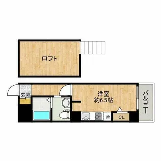 ラ・プレミア桜川【3階】の間取り