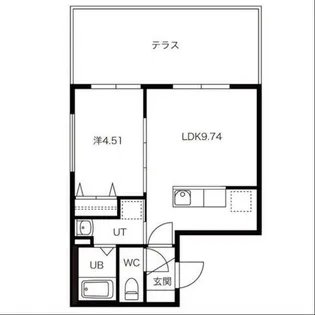 ピノ・ノワール【1階】の間取り