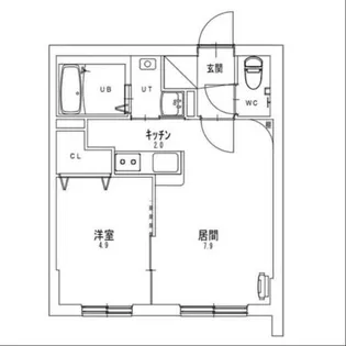 Relate平岸【3階】の間取り