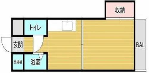 JPアパートメント東淀川Ⅵ【5階】の間取り
