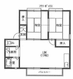 エクセルコート箕面【2階】の間取り