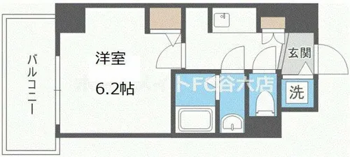 LaDouceur江坂Ⅱ【7階】の間取り
