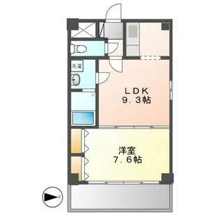 アンシャンテ車道【204号室】の間取り