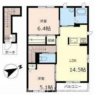 加東市下滝野(レジデンス M)【2階】の間取り