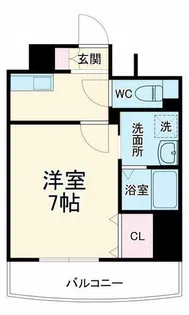 マインズ・コム南森町(旧 フジテラス南森町)【4階】の間取り
