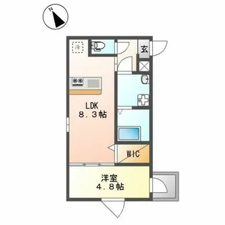 Kerasia(ケラシア)【203号室】の間取り