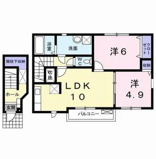 メゾン プレジィール【2階】の間取り