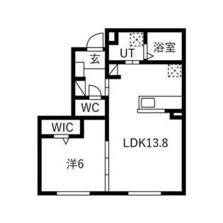 WOOD LOGIC SHOWA【1階】の間取り
