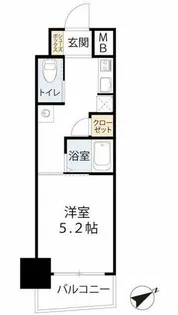 シャトー・デ・シリウス【5階】の間取り