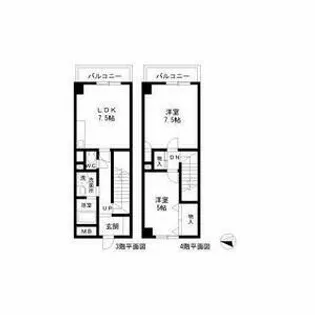 リオラード【203号室】の間取り